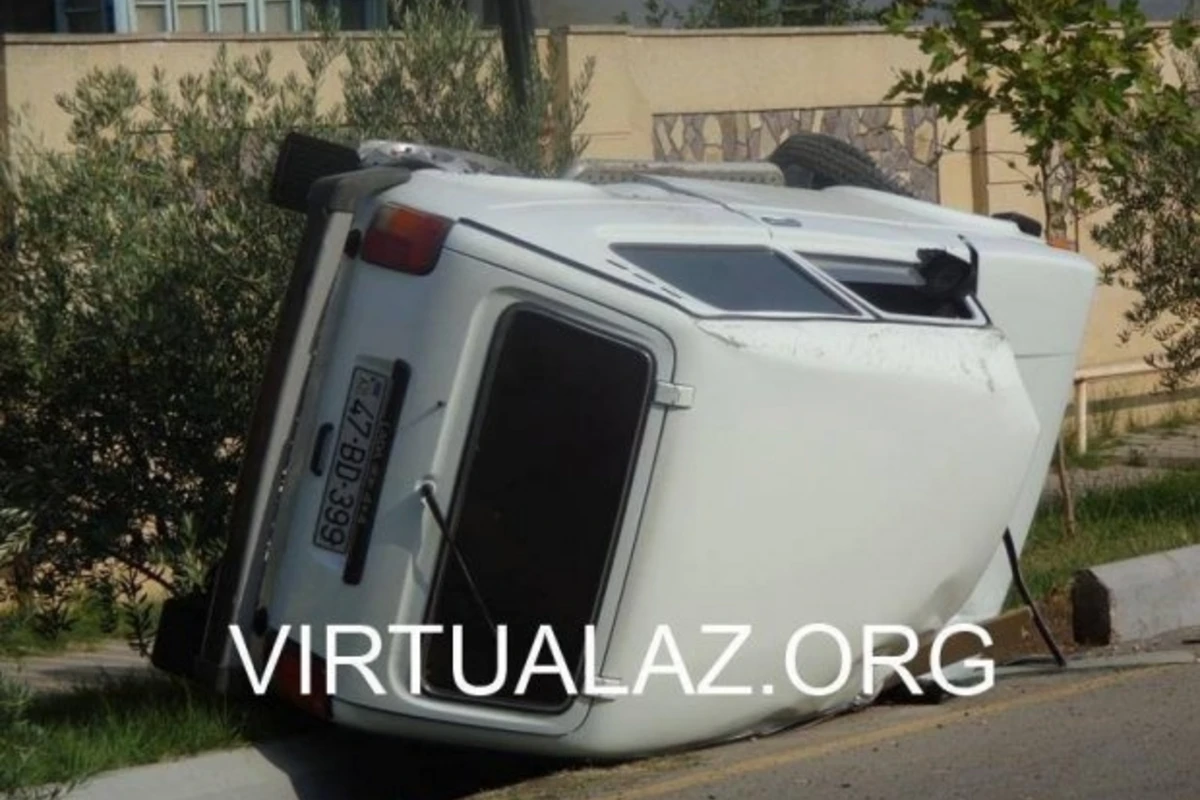 Azərbaycanda Niva belə aşdı - FOTOLAR