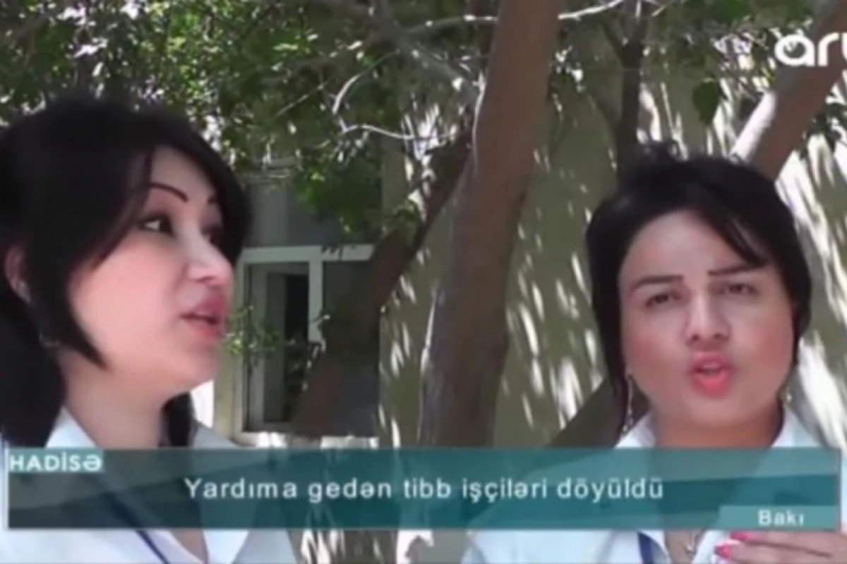 Bakıda sərxoş qadına yardıma gedən həkimlər döyüldü: Bizi təhqir edərək, əl-qol atmağa başladılar (VİDEO)