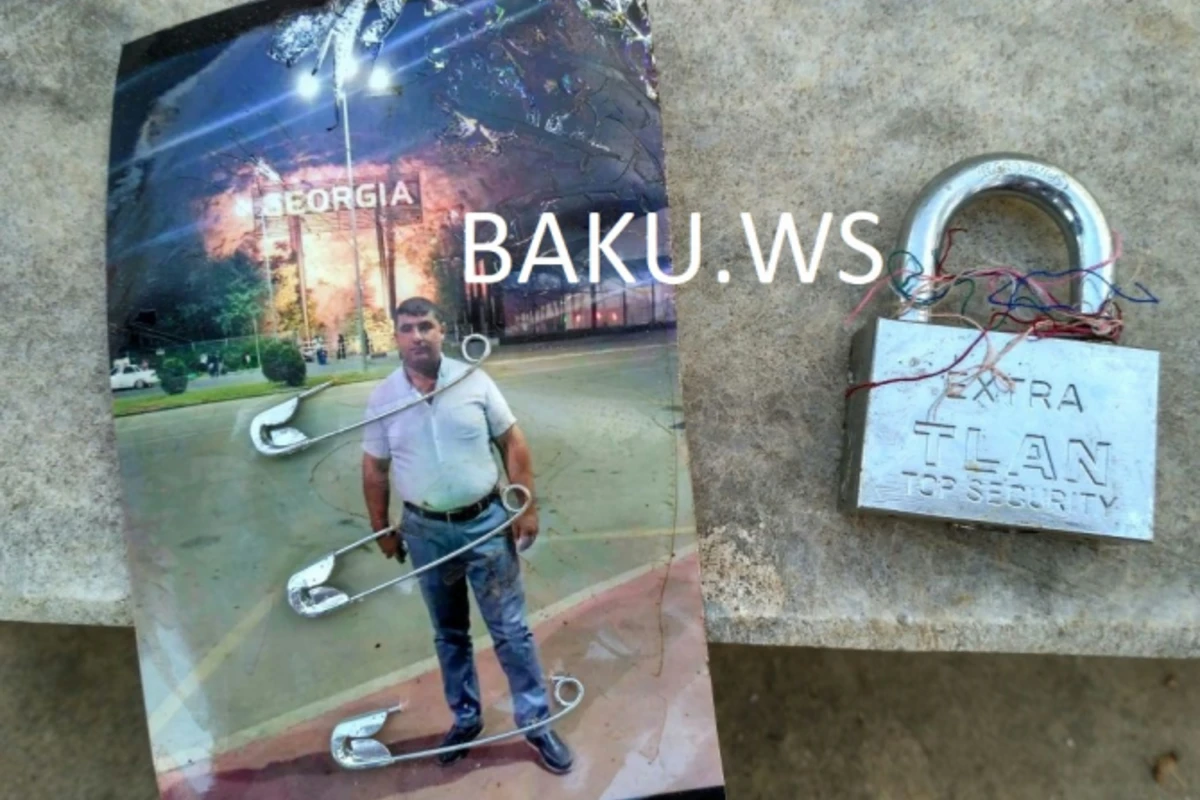 В Азербайджане на кладбище найдена порча: фото в булавках, закрытый замок... (видео)