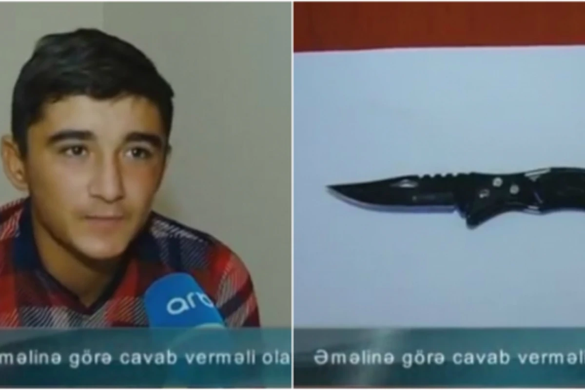 Ciyər axşamında adam bıçaqlayan şəxs: Yaxşı oğlanlara salam olsun (VİDEO) Ciyər axşamında adam bıçaqlayan şəxs: Yaxşı oğlanlara salam olsun (VİDEO)