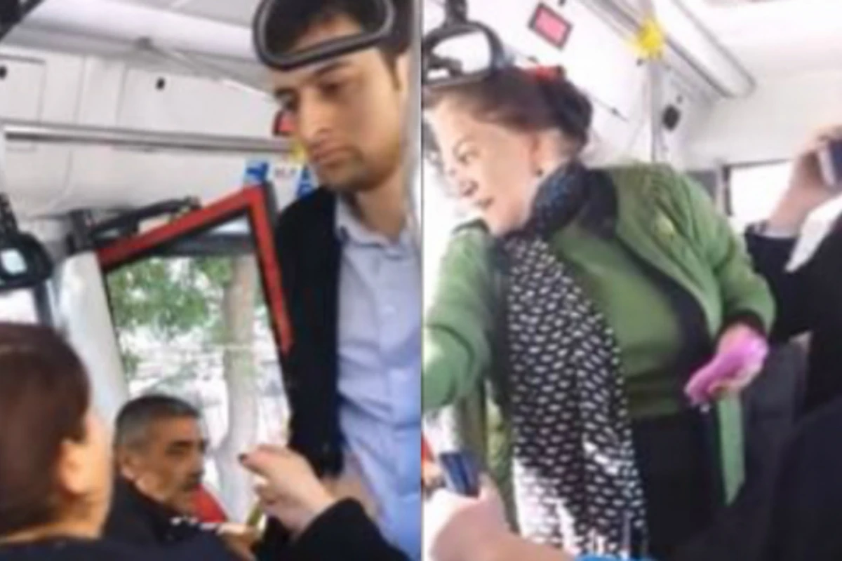 Bakıda sürücü avtobusu yavaş sürdüyü üçün dava düşdü (VİDEO) Bakıda sürücü avtobusu yavaş sürdüyü üçün dava düşdü (VİDEO)