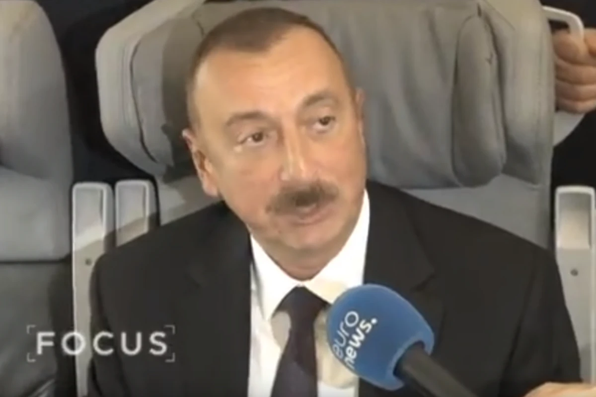 Euronews показал интервью с Ильхамом Алиевым (видео)