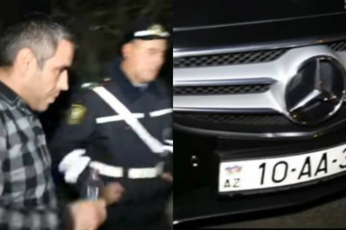 В Баку водитель автомобиля с серией AA задержан в нетрезвом виде (видео) В Баку водитель автомобиля с серией AA задержан в нетрезвом виде (видео)