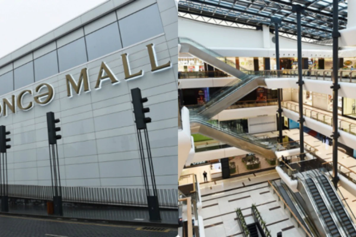 Президент Ильхам Алиев в торговом центре Gəncə Mall (фото)