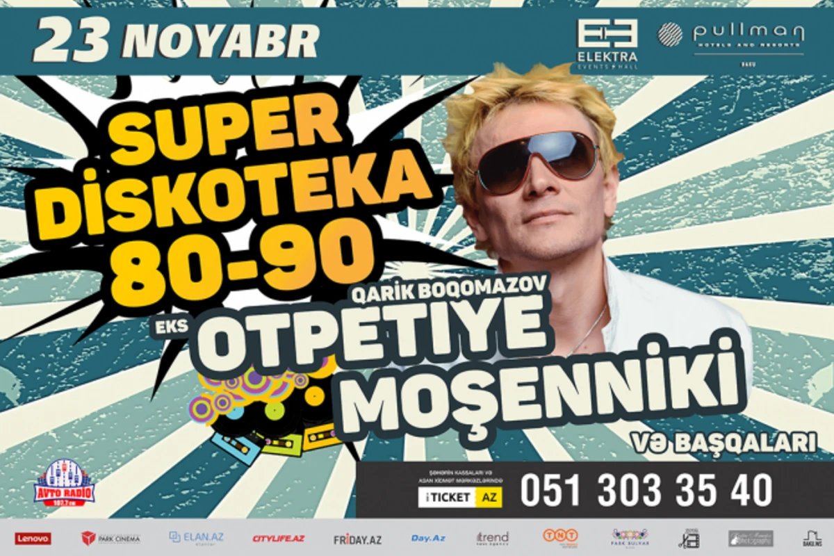 Лучшие хиты группы Отпетые мошенники прозвучат в Баку
