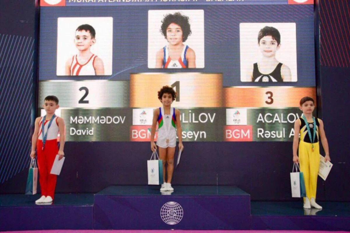 Гусейн Халилов завоевал золото на чемпионате Азербайджана по спортивной гимнастике (видео)
