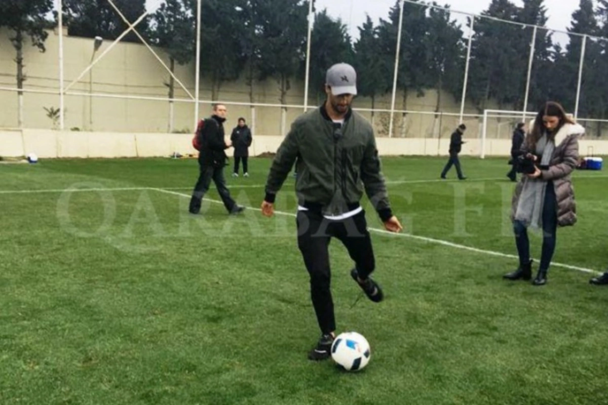 “Qarabağ”ın axşam məşqində sürpriz qonaq - FOTO