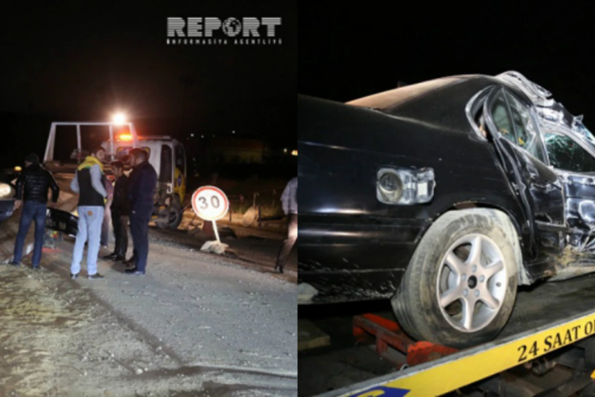 Водитель BMW оставил без света целый городок на Абшероне (фото)