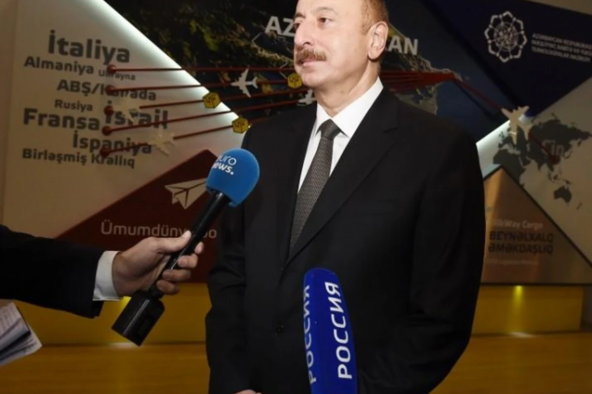 İlham Əliyev “Rossiya 24” telekanalının müxbirinin sualını cavablandırıb - VİDEO İlham Əliyev “Rossiya 24” telekanalının müxbirinin sualını cavablandırıb - VİDEO