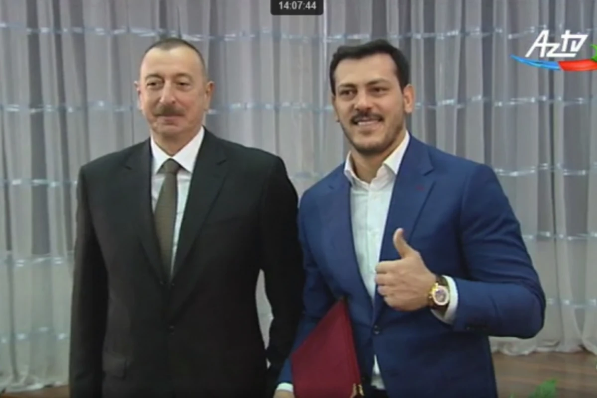 Ильхам Алиев подарил квартиру Забиту Самедову (видео)