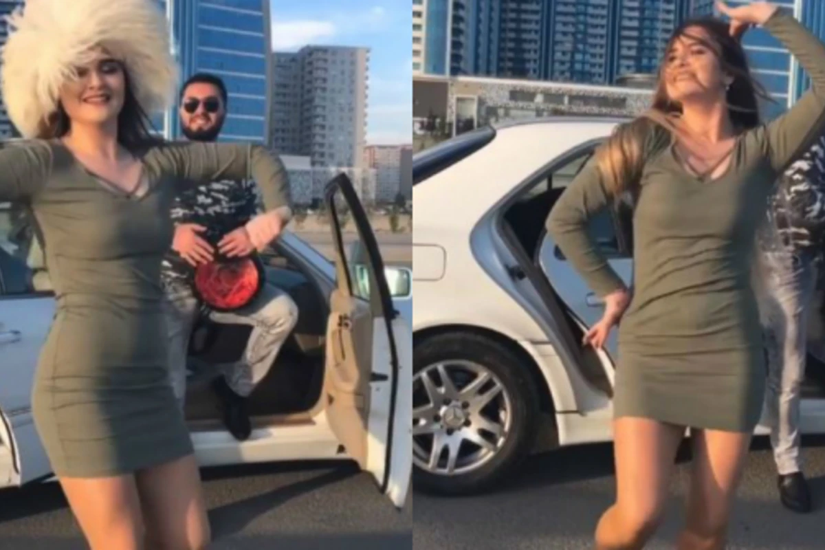 Танец девушки в центре Баку взорвал Сеть (видео) Танец девушки в центре Баку взорвал Сеть (видео)