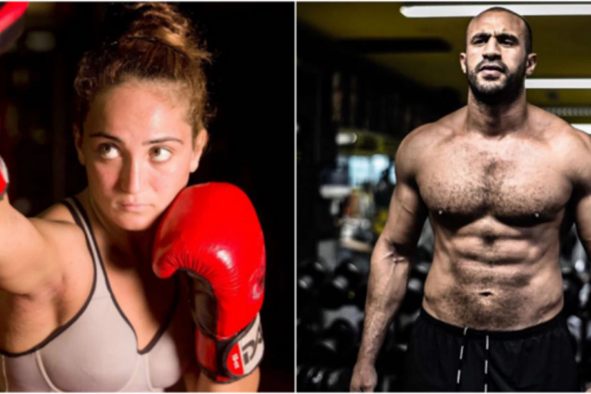 Dubayda məşq edən azərbaycanlı xanım döyüşçü Badr Hari ilə görüşdü (FOTO)