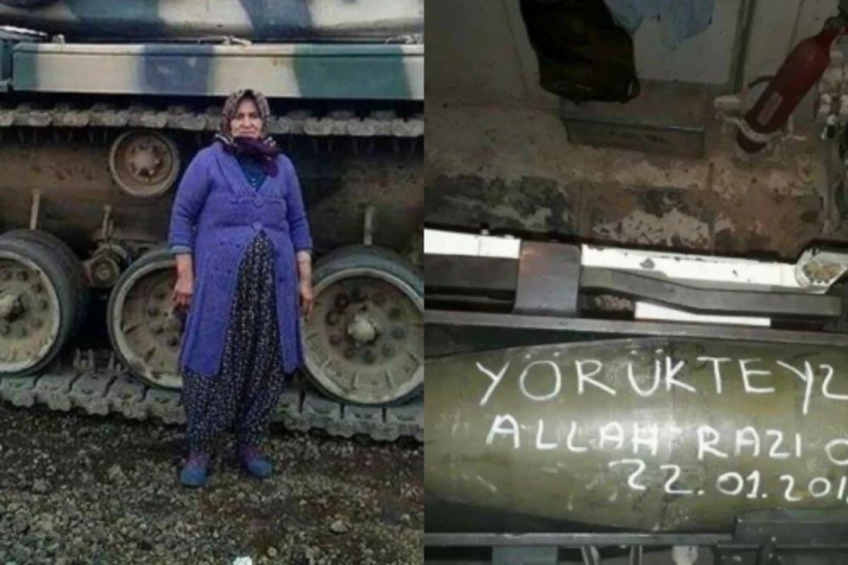 Türk əsgəri o qadını unutmadı - Allah razı olsun (FOTO)
