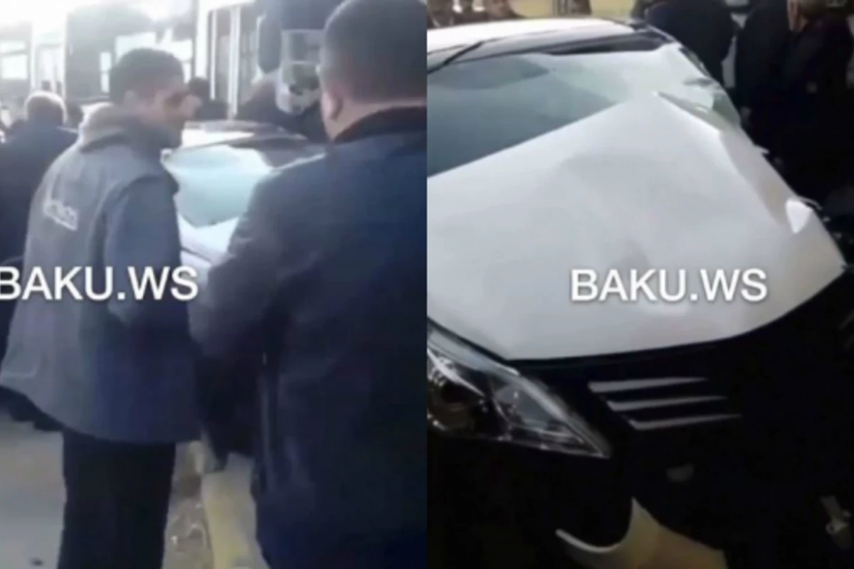 Тяжелое ДТП в Масазыре: полный пассажиров автобус врезался в стену (видео)
