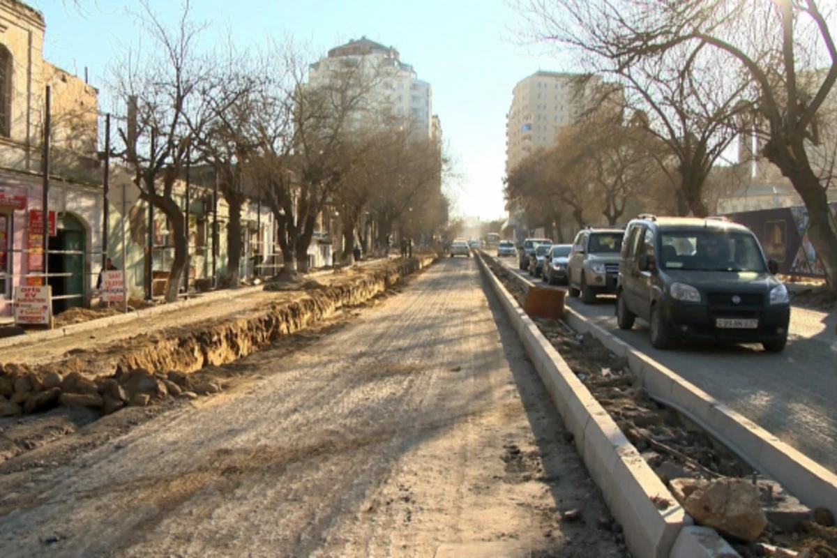 В Баку реконструируется еще одна улица (фото)