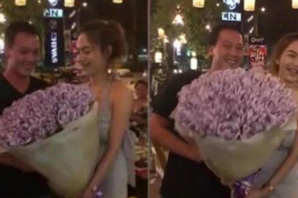 Девушка сделала необычный подарок своему парню (видео)