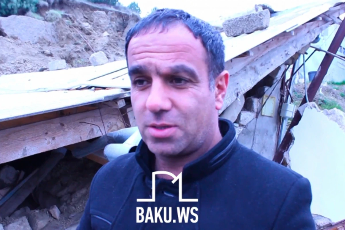 Teleqüllə üçün BÖYÜK TƏHLÜKƏ:  Sakinlər uçmuş evlərə keşik çəkir (VİDEO)