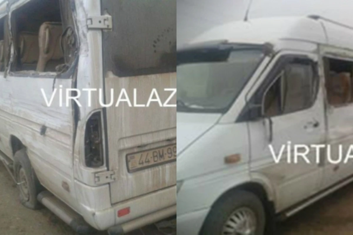 Salyanda faciəvi qəza: mikroavtobusla avtokran toqquşdu (FOTO) Salyanda faciəvi qəza: mikroavtobusla avtokran toqquşdu (FOTO)