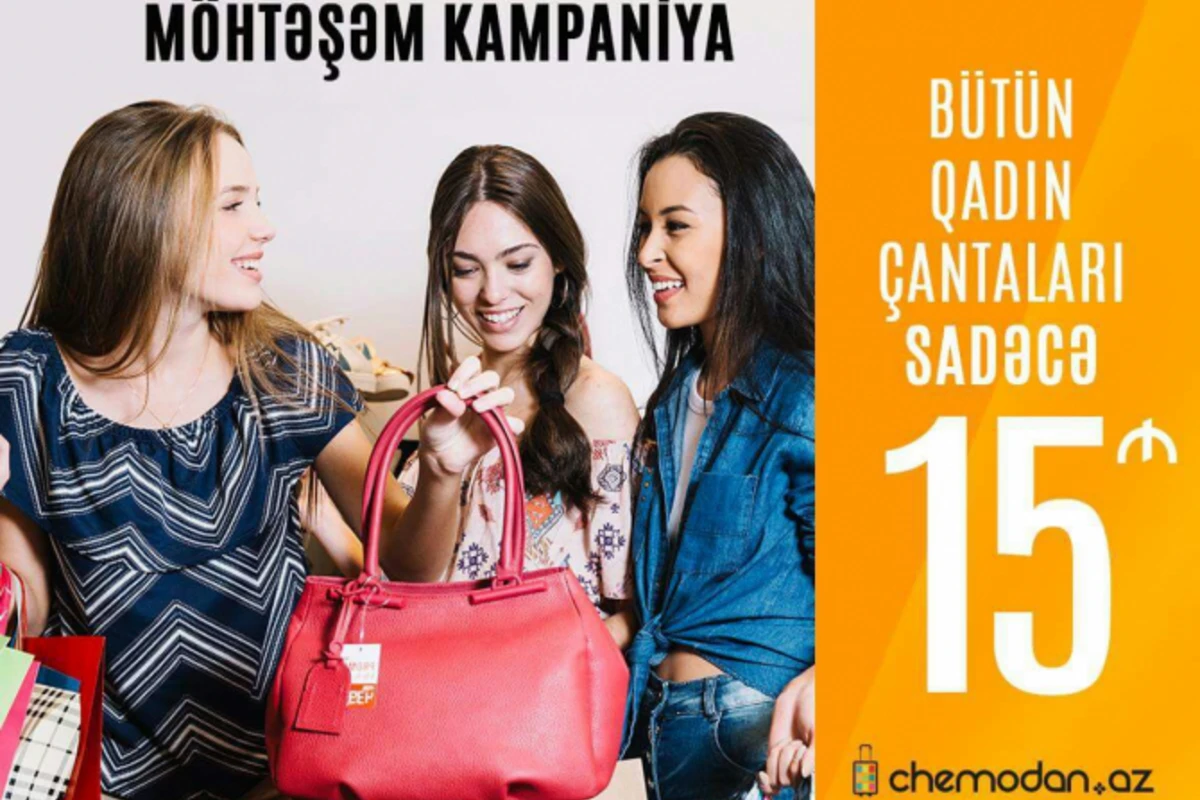 В этом магазине Баку брендовые сумки всего за 15 AZN - Грандиозная кампания! (фото)