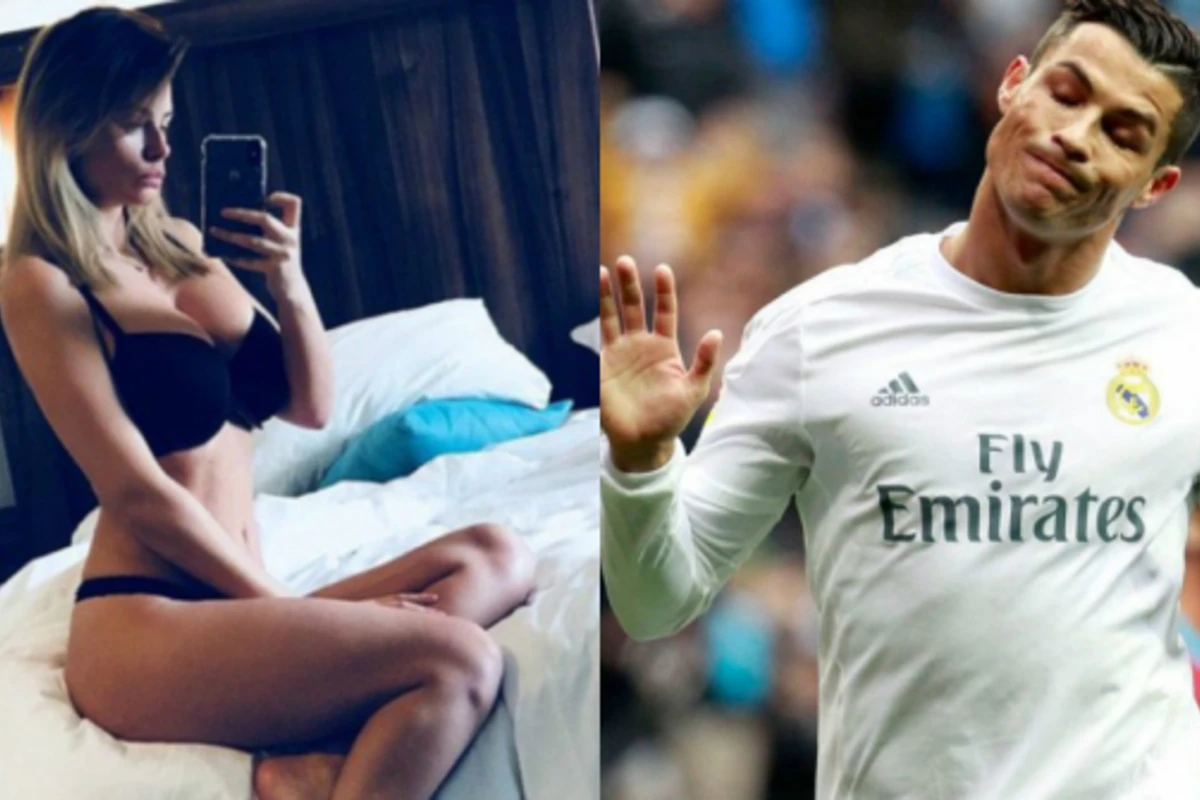 Seksual model Ronaldonun gecə saatlarında ona hansı sözləri yazdığını açıqladı