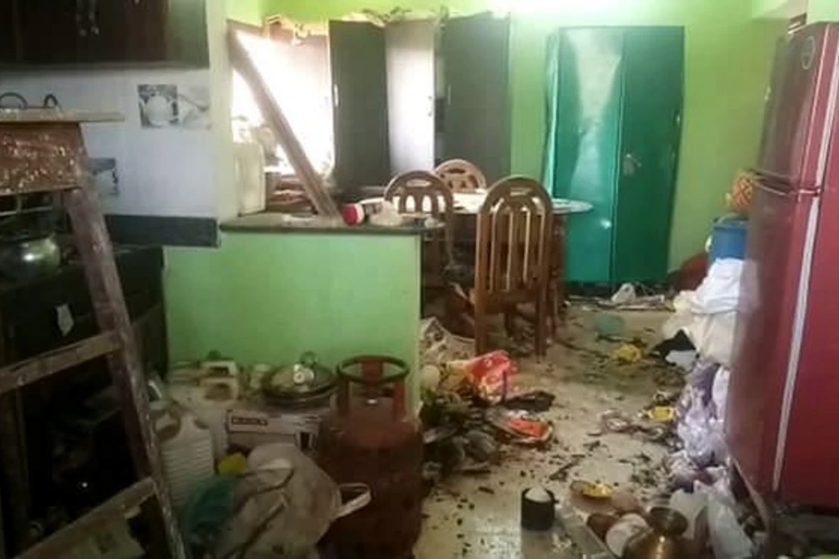 Опубликовано ВИДЕО с места, где свадьбу с помощью бомбы превратили в похороны