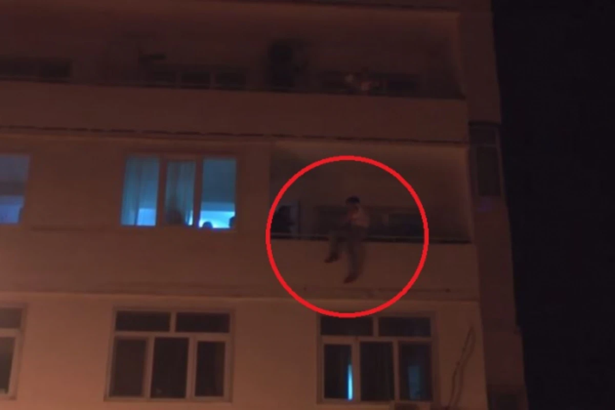 В Баку спасли женщину, пытавшуюся покончить с собой (видео)