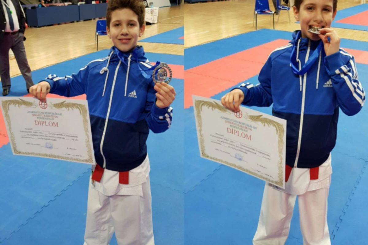 8 yaşlı Rafael çempion oldu (FOTO)