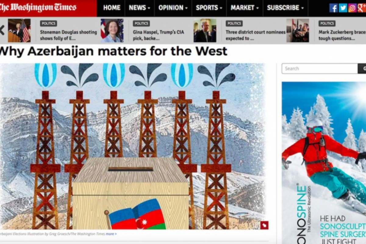 The Washington Times: Почему Азербайджан важен для Запада?