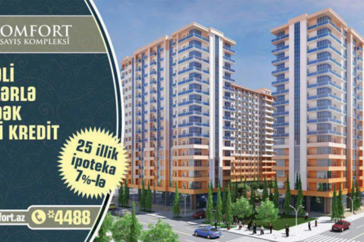 Ev almaq istəyənlər üçün ƏLA FÜRSƏT - 25 illik ipoteka 7%-lə (FOTO)