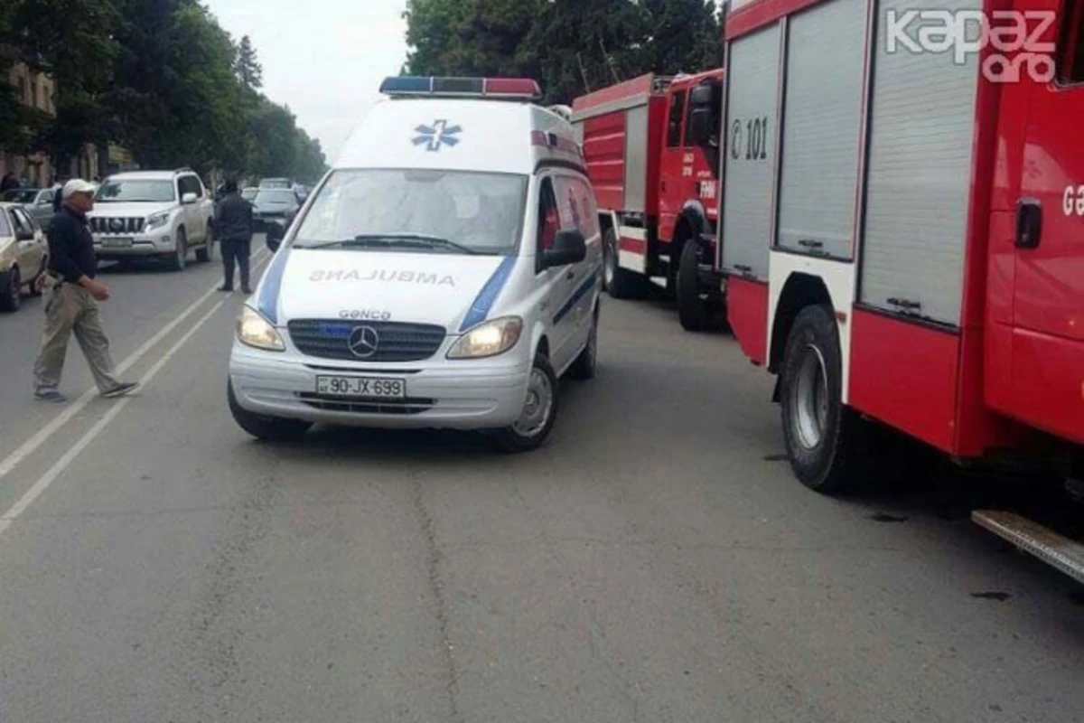 SON DƏQİQƏ: Gəncədə bina yanır – FOTO