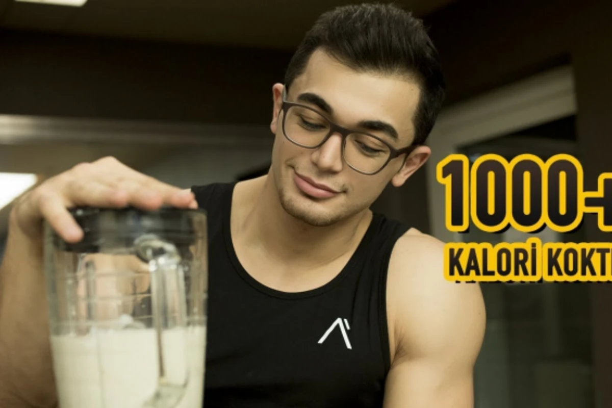 Kökəlmək istəyənlər üçün 1000 + kalorili kokteyl (VİDEO)