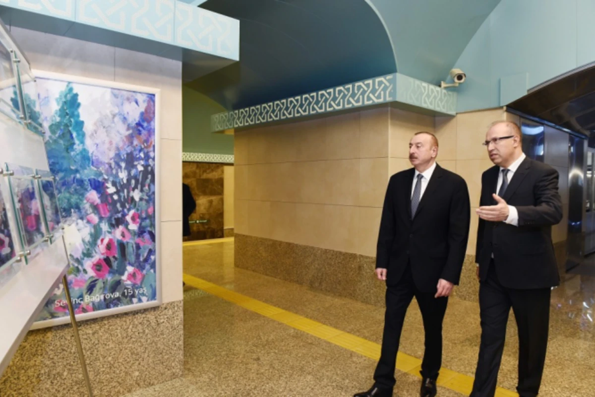 İlham Əliyev “Sahil” stansiyada görülən işlərlə tanış olub (FOTO)