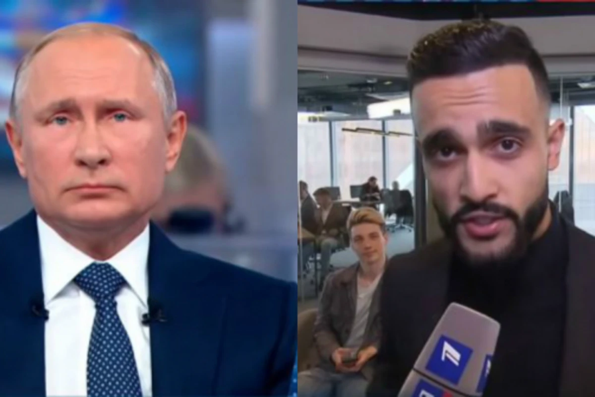 Популярный блогер Гусейн Гасанов задал вопрос Путину в прямом эфире (видео)