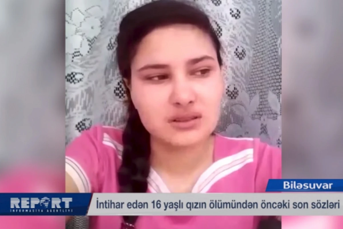 Səkinənin intihardan öncə nişanlısına göndərdiyi VİDEO ortaya çıxdı