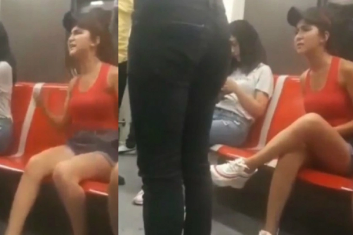 Polis metrodakı şortikli qızı axtarır - VİDEO