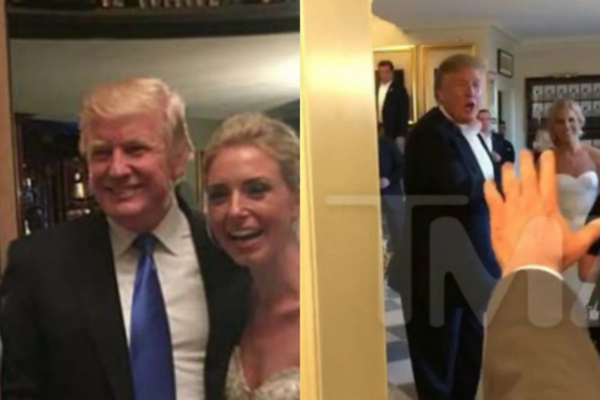 Трамп случайно зашел на чужую свадьбу (видео) Трамп случайно зашел на чужую свадьбу (видео)