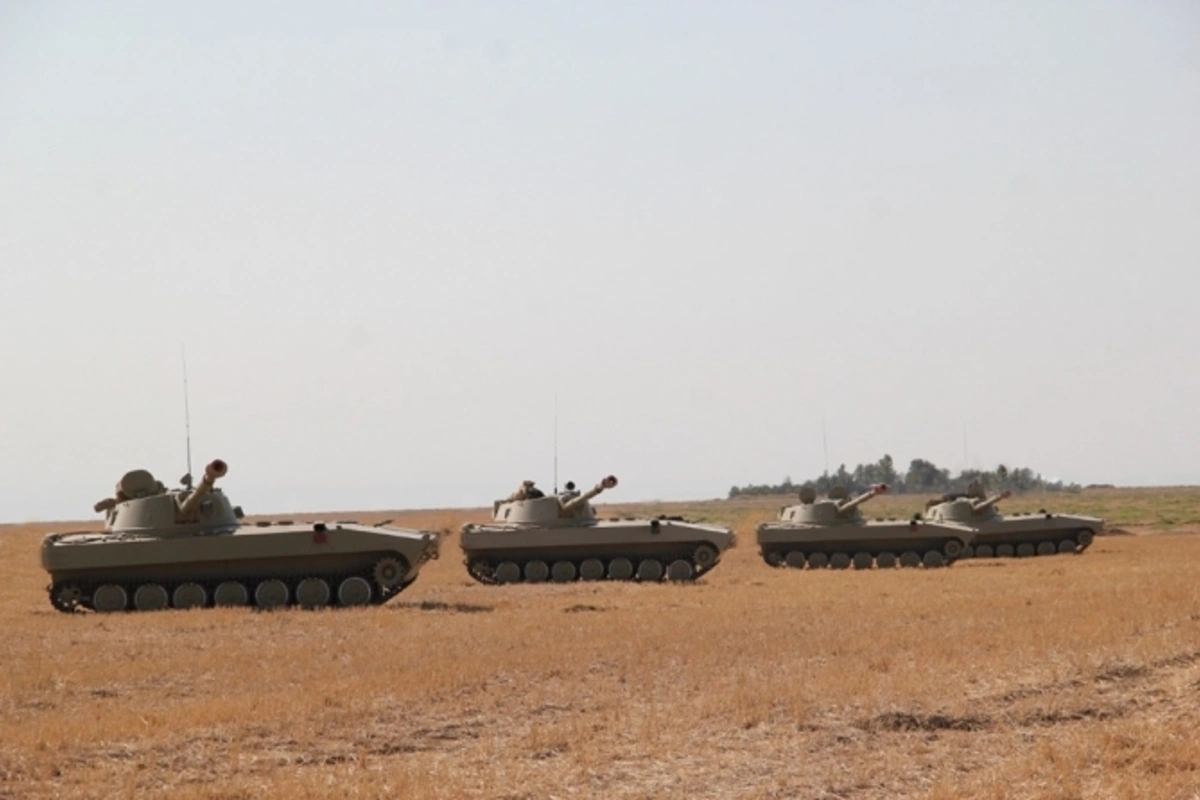 Azərbaycan ordusunun tankları işə düşdü – FOTO