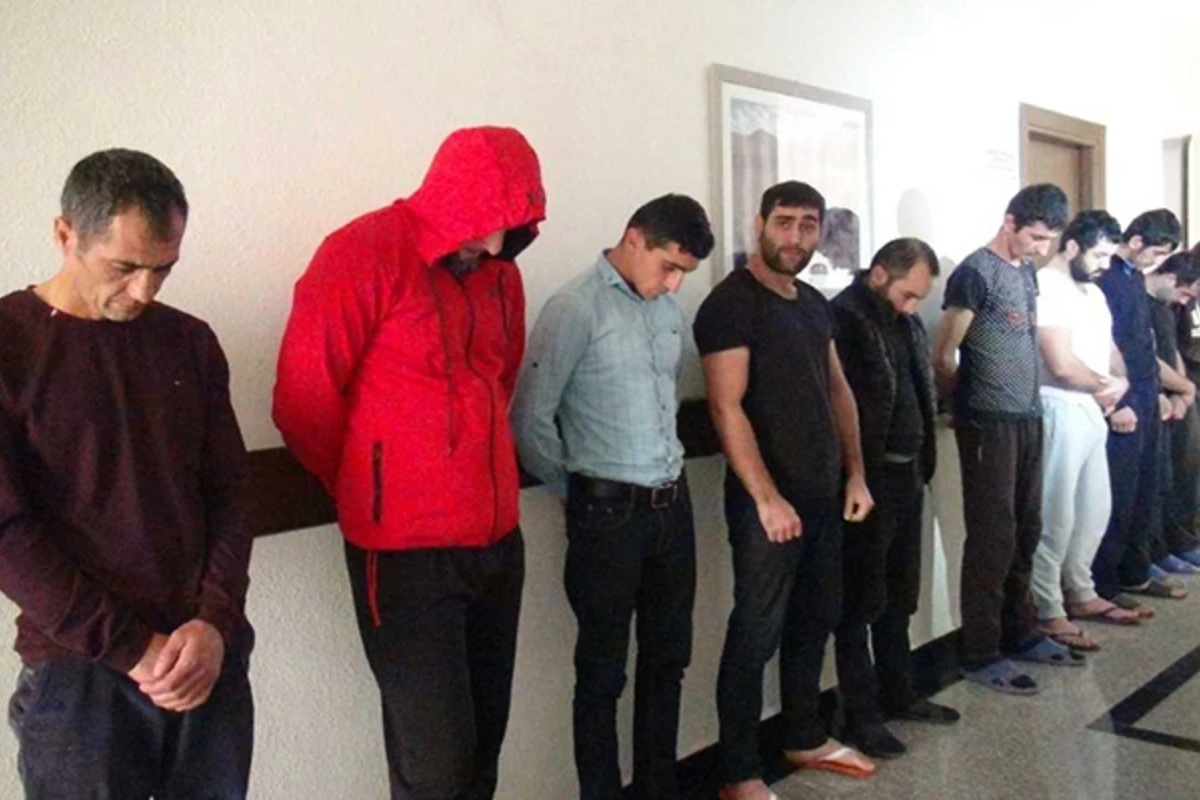 Qusarda 10 nəfərlik dəstə saxlanıldı Qusarda 10 nəfərlik dəstə saxlanıldı