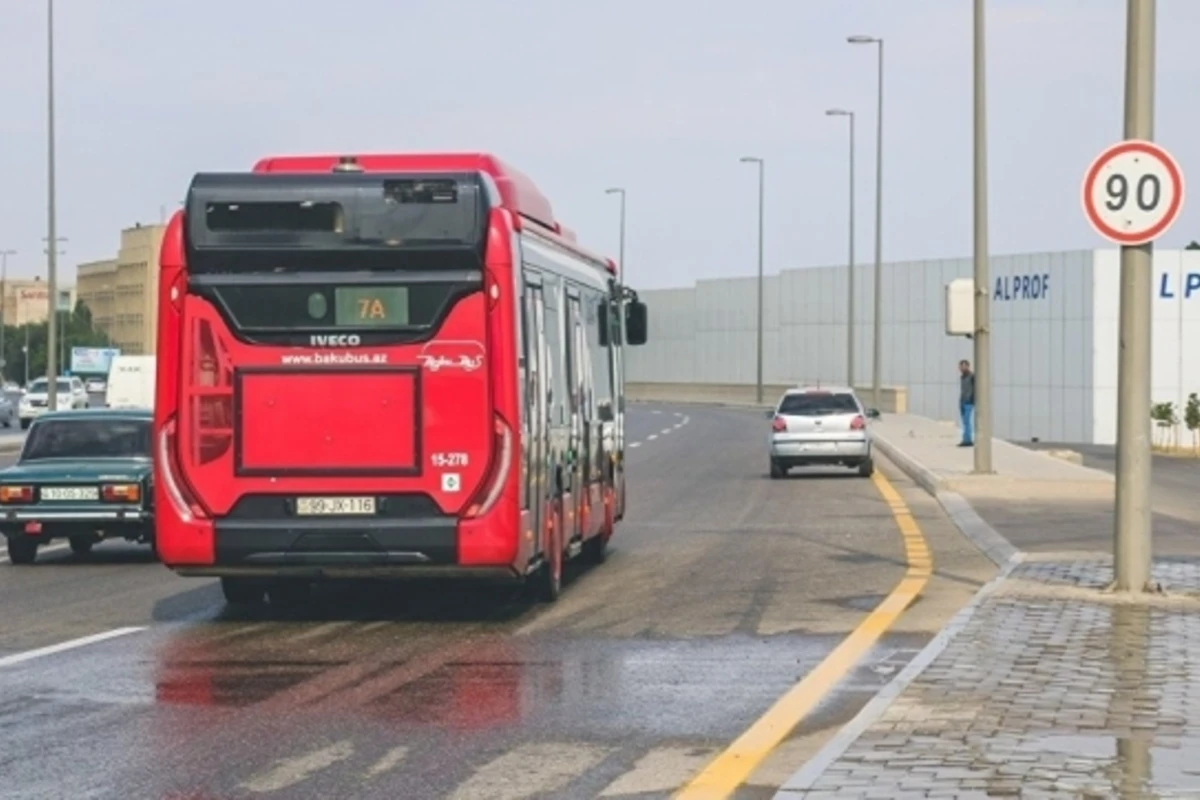 Изменена схема одного из бакинских автобусных маршрутов