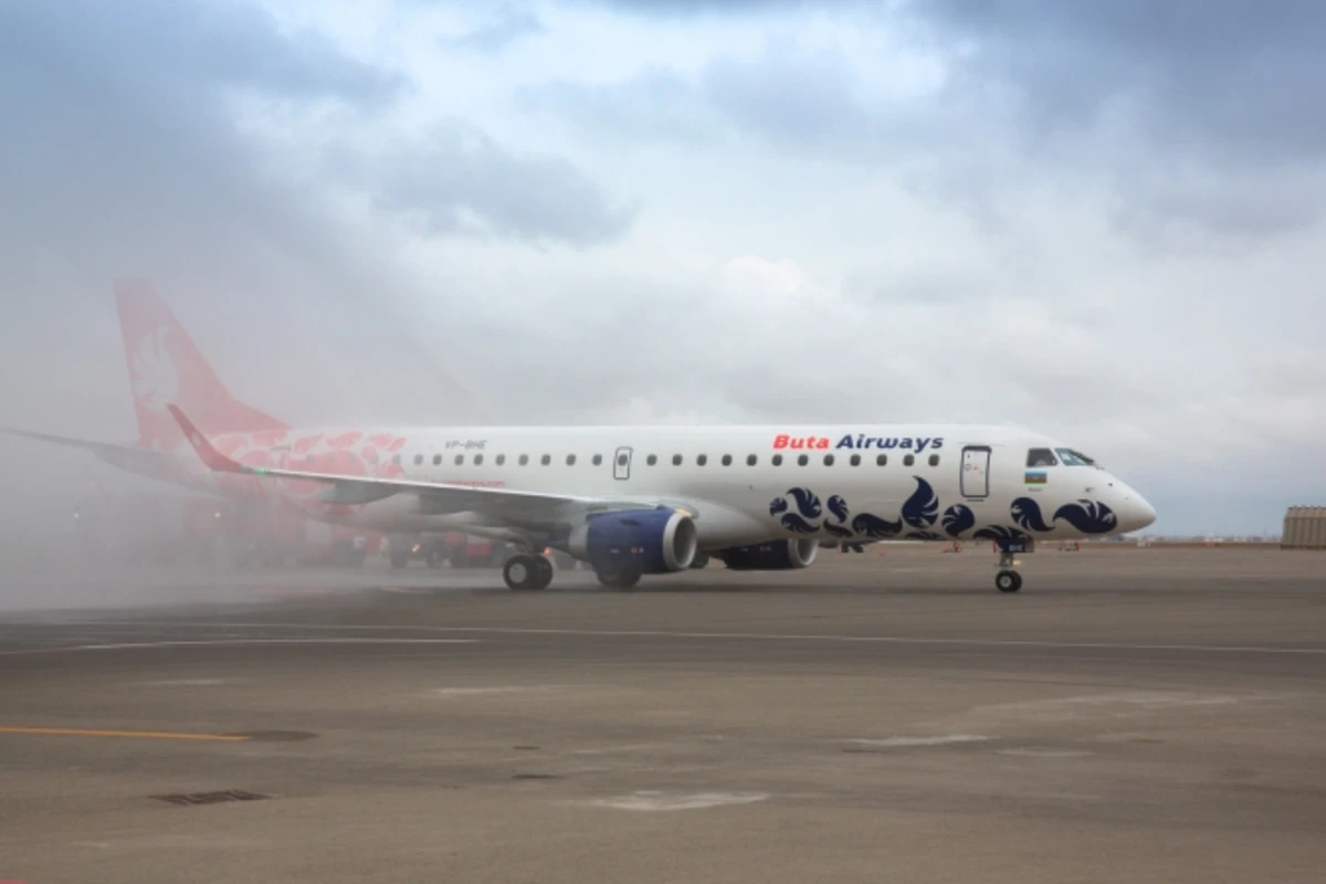 Парк авиакомпании Buta Airways пополнился новым самолетом Embraer E-190 - ФОТО, ВИДЕО Парк авиакомпании Buta Airways пополнился новым самолетом Embraer E-190 - ФОТО, ВИДЕО