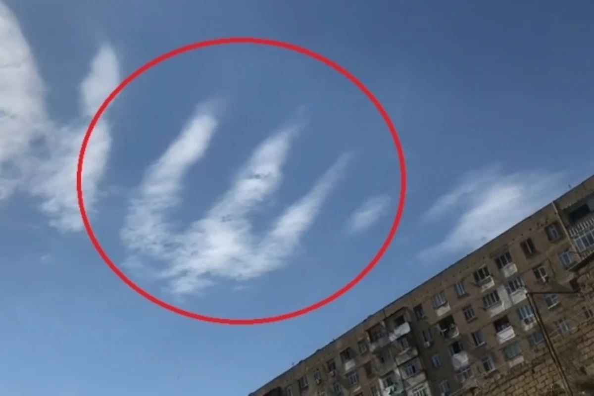 Надпись в небе над Баку в день Ашура поразила всех – ВИДЕО