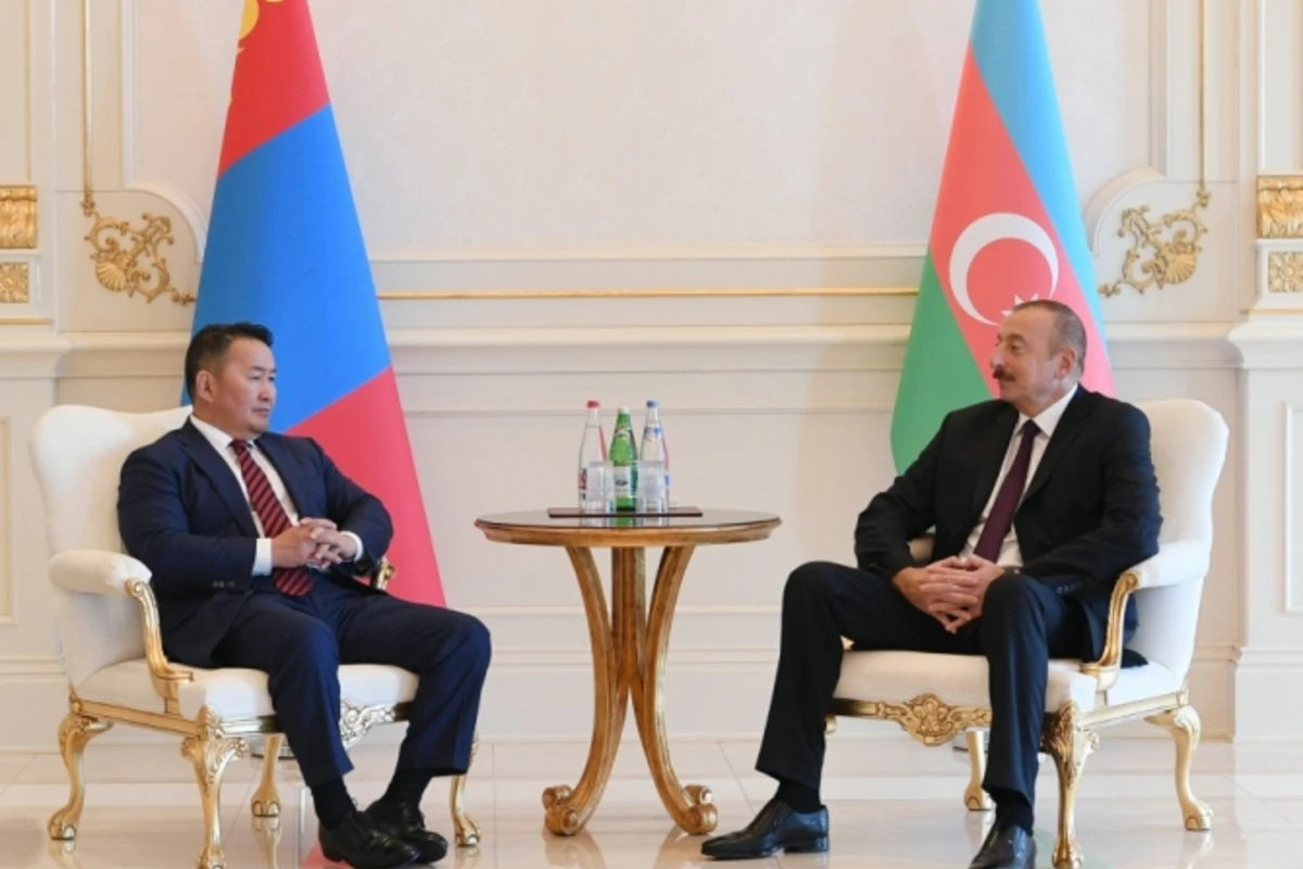 Azərbaycan və Monqolustan prezidentlərinin görüşü olub – FOTO Azərbaycan və Monqolustan prezidentlərinin görüşü olub – FOTO