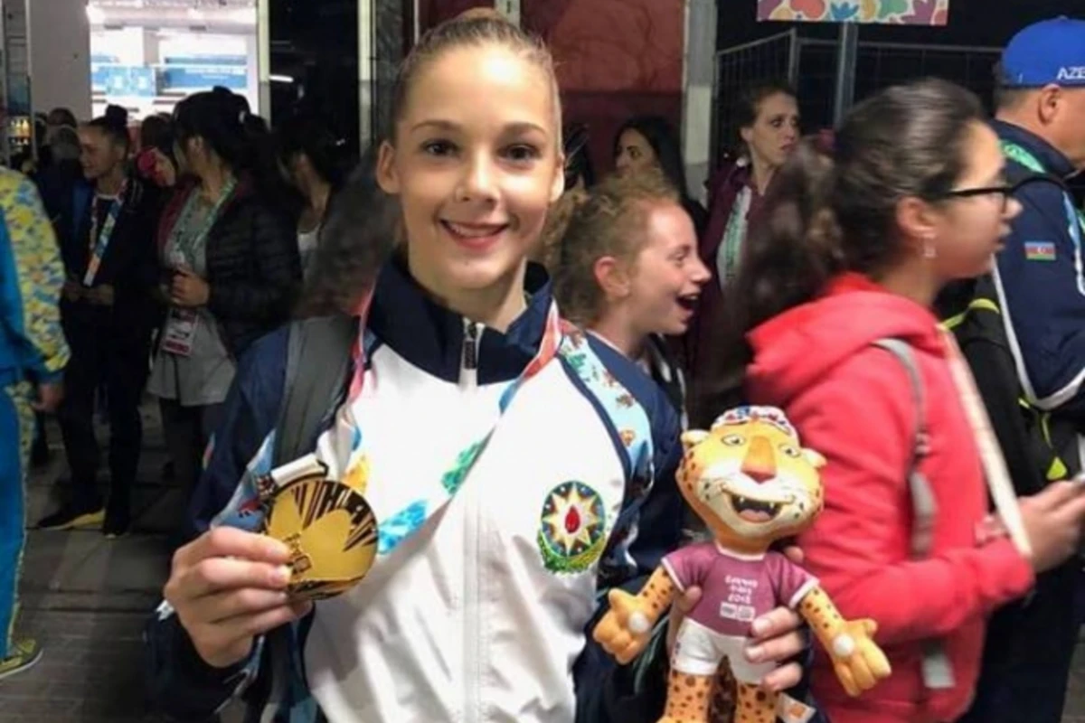 Азербайджанская гимнастка стала чемпионкой III юношеских Олимпийских игр