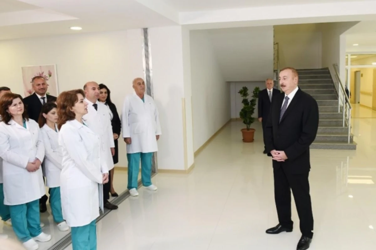 İlham Əliyev: Azərbaycanda ən müasir xəstəxana olmayan bir dənə də şəhər qalmayacaq İlham Əliyev: Azərbaycanda ən müasir xəstəxana olmayan bir dənə də şəhər qalmayacaq