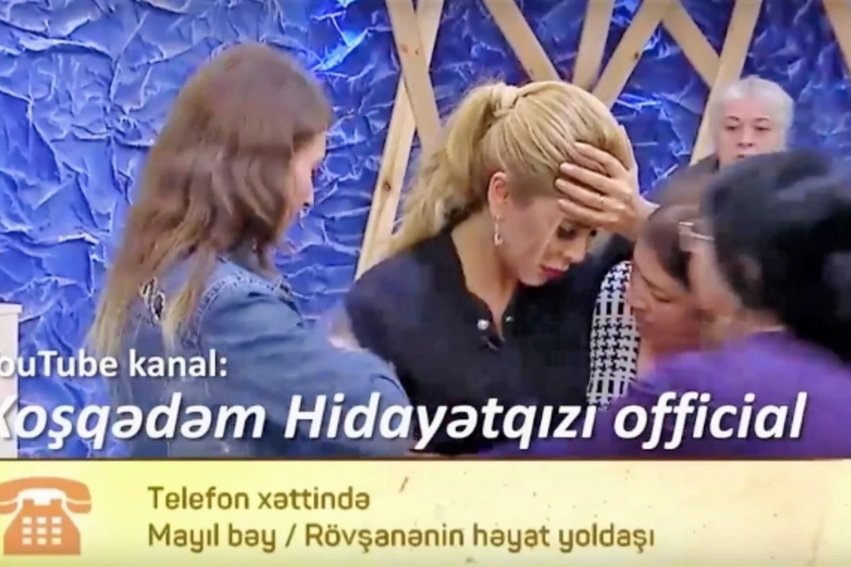 Xoşqədəmin canlı efirdə halı pisləşdi - efirdə gözlənilməz anlar (VİDEO) Xoşqədəmin canlı efirdə halı pisləşdi - efirdə gözlənilməz anlar (VİDEO)