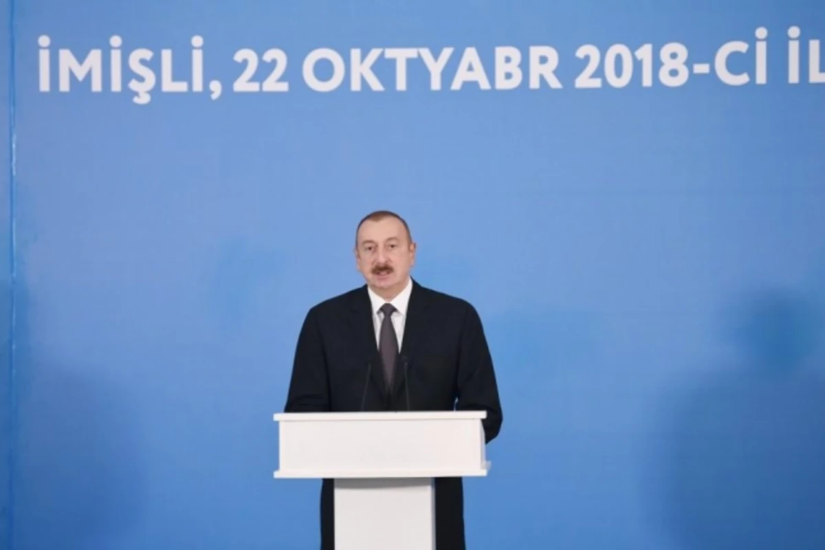 İlham Əliyev: Yeni kanalın açılışı kənd təsərrüfatının inkişafına daha da böyük təkan verəcək