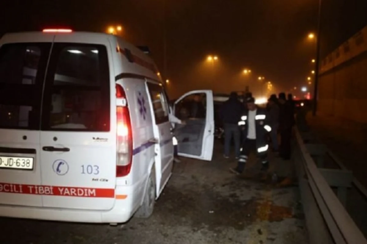 Gəncədə qəza törədən sürücü qıcolmadan öldü