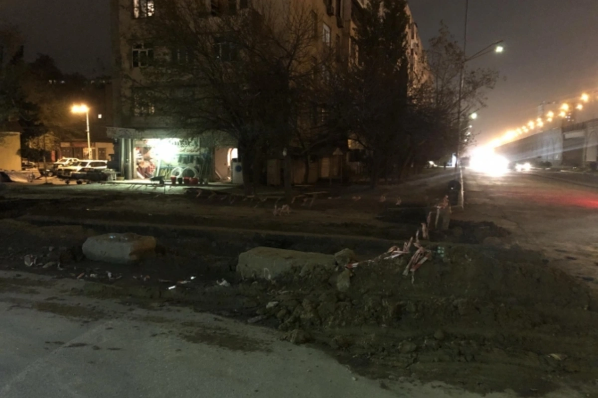 BNA sürücülərə müraciət etdi: Paytaxtın bu hissəsində ehtiyatlı olun! (FOTO)