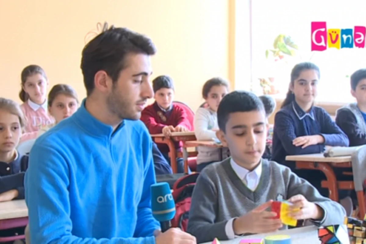 5-ci sinif şagirdinin bu istadadı hər kəs MAT QOYDU - VİDEO