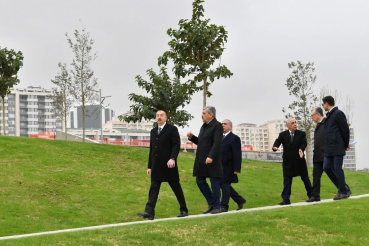 İlham Əliyev Sovetskidəki abadlıq işlərilə tanış oldu (FOTO)